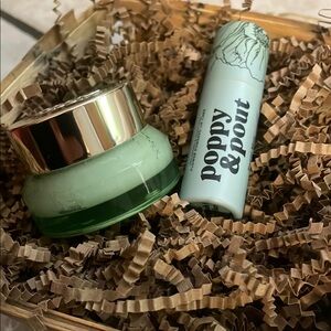 Poppy & Pout Lip Balm and Scrub Set in Sweet Mint